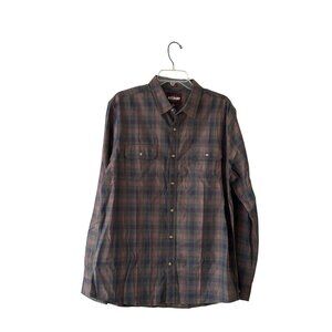 Alesbury  Long Sleeve Plaid Button-Up Shirt Grunge L Tall Regular Fit NWOT